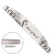 Aba Group Nail File 100/180 Пила за нокти полумесец сива